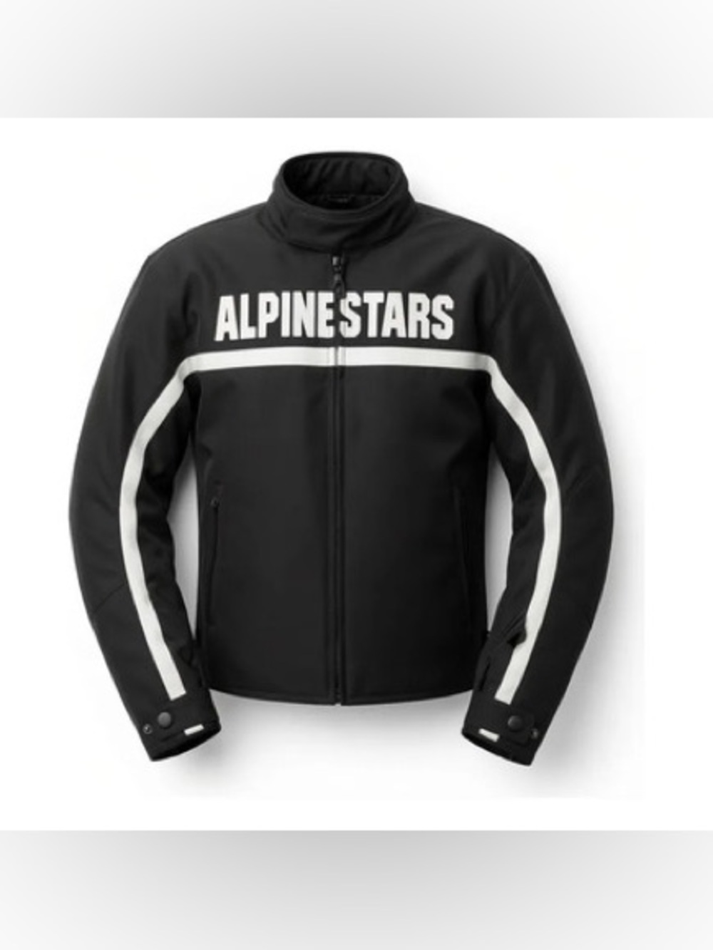Alpinestars Stella Women’s Medium Armored Motorcycle Riding Jacket Leather Trim